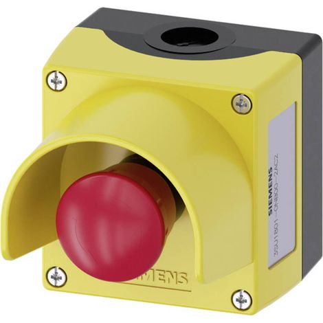 Siemens 3SU18010NB002AC2 Interruttore di emergenza giallo (1/4)