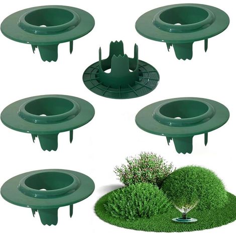 Protège-Arroseur Réglable en Profondeur, Dispositif de Protection pour Jardin, Terrasse et Balcon
