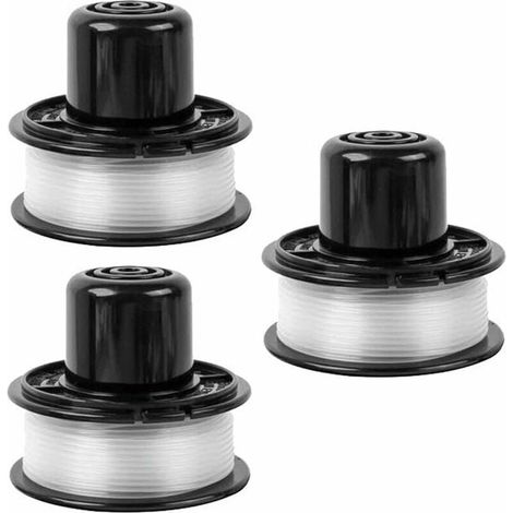 A6226 Line Spool for Black and Decker GL360 / GL310 / GL250 / GL360SB Brush Cutter, Replacement Line Spool for Black and Decker a6226 gl360 Cordless Brush Cutter 1.6mm 6.0m (3pcs) (1/4)