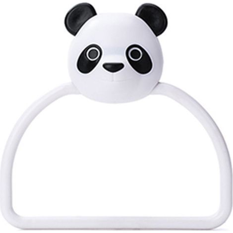 Handtuchhalter zum Aufhängen ohne Bohren, Handtuchstange für Kinderbäder, niedliches Cartoon-Design, Stoffhaken, kreativer Panda (1/5)