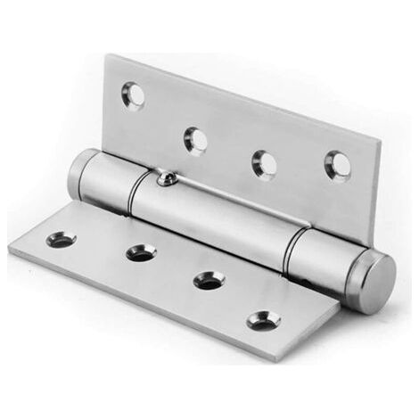 Door Closer, Hidden Soft Close Door Hinge, Silent Slow Close Positioning, Home, Indoor Garden, Hotel, Commercial Door - Silver (1/4)