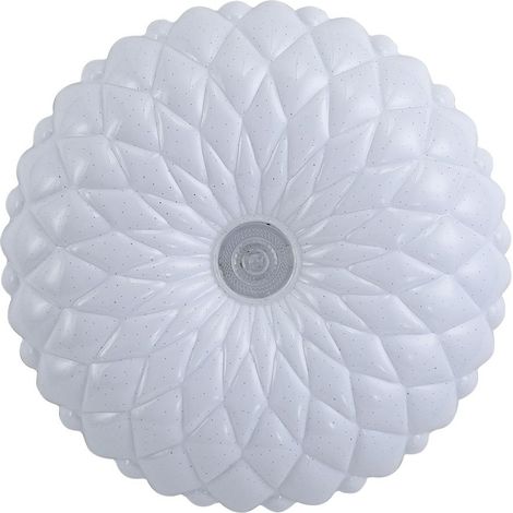 Plafoniera LED Italux Auris loto bianca Ø38 24W 4000K (1/4)