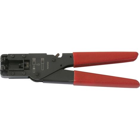 Wisi 70261 Crimpzange Schwarz für F-Stecker