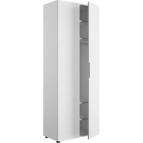 MOBILE 2A ALTO MULTIUSO CM. 69X36X181 H BIANCO