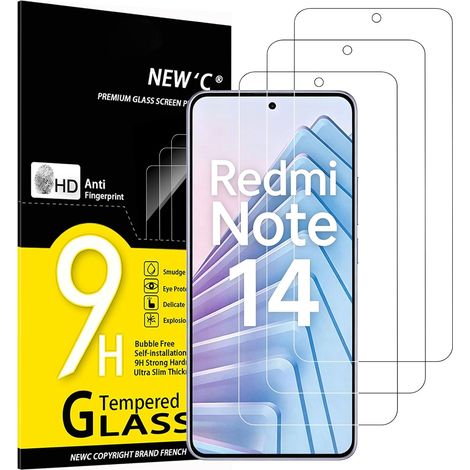 Verre Trempé pour Xiaomi Redmi Note 14 5G/4G, Vitre Protection Écran (1/5)