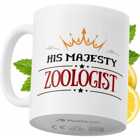 Tazza divertente e umoristica per zoologo, ideale per caffè e tè, con grafica e testo divertenti. Perfetta per compleanni, onomastici e festività. Tazza premium per occasioni speciali, per casa, uffic (1/5)