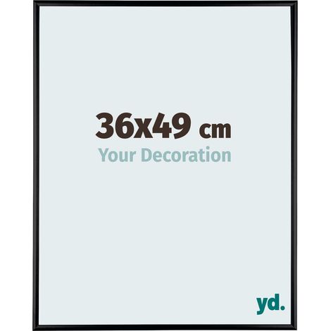Cadre Puzzle 36x49 cm - Noir Mat - Aluminium - Kent. (1/5)