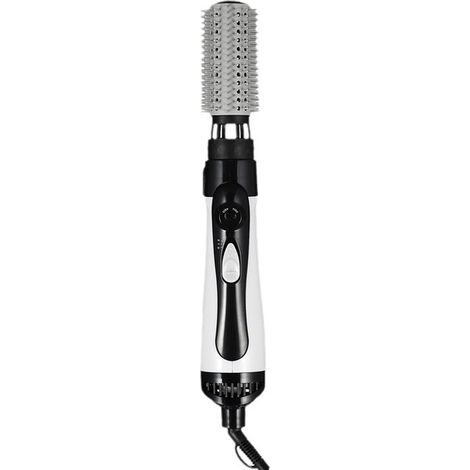 Brosse Rotative - 3 En 1 Pour Seche-Cheveux - Rotation Automatique - Compatible Avec Seche-Cheveux Standard - 2 Tetes Detachables - 1 Unite