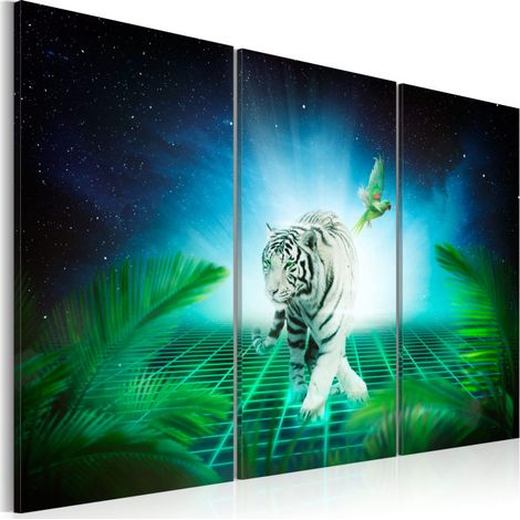 Tableau Imprimé "Ice Tiger" 40 x 60 cm (1/2)
