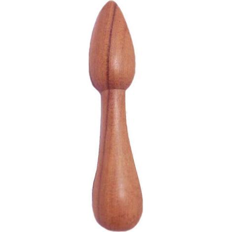 Tragbarer, duftender Massagekegel aus Holz in Kürbisform für Akupunktur – Massagegerät aus Holz – 2331 cm – Braun (1/4)