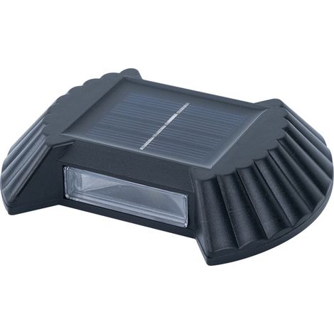 4er-Set Solar-LED-Wandleuchten, weißes Licht, Außenbeleuchtung für Garten, Zaun und Gehweg, Solar-Wandleuchte für Terrasse