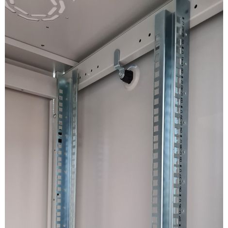 Armadi rack Link ARMADIO RACK PER RETI 19" 26U (A)1291, (L)600, (P)600 COLORE GRIGIO PORTA TRAFORATA SERIE EAVI