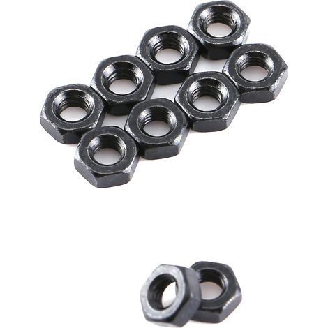 Kit de 300 vis, boulons, écrous et rondelles à tête hexagonale creuse en acier allié noir M3