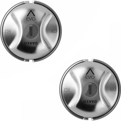 Daken – Lot de 2 serrures antivols Saturn Evo – Haute sécurité EN 1303:2015 – Système Turn Lock – 4 clés – Pour véhicules utilitaires légers