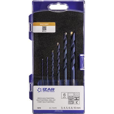 BROCAS MULTIMATERIAL JGO 6 PZS (1/4)