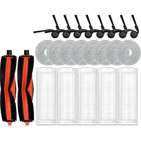 Accessoires pour aspirateur robot Xiaomi S40 PRO / OV71GL : brosse principale, lingette, filtre, sac à poussière (pièces de rechange) (1/5)