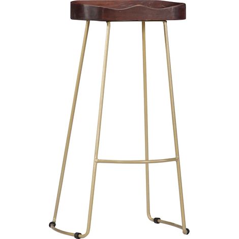 Maison Exclusive - Sgabelli da Bar Gavin 2 pz Legno Massello di Mango (1/5)