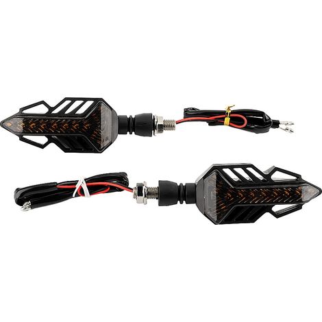 Paire de clignotants LED universels pour moto, lumière indicatrice à eau courante, feu de virage dynamique (1/5)