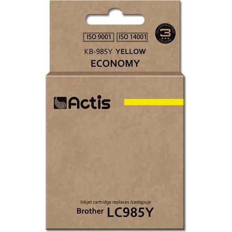 Actis KB-985Y Ink cartridge (replacement for Brother LC985Y Standard 19.5 ml yellow)