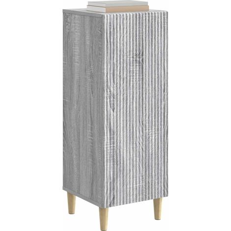 Sideboard/Anrichte/Buffet Graues Sonoma 33 x 34,5 x 90 cm Holzwerkstoff LXWW459989 (1/5)