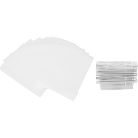 60 sachets transparents professionnels pour baume à lèvres DIY, pochette en plastique avec adhésif, support à billets (1/5)