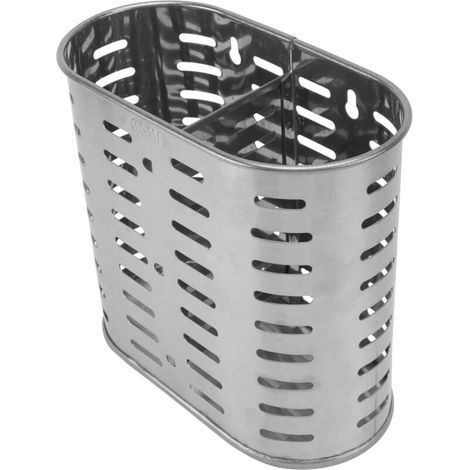 Portacoltelli con scolapiatti in acciaio inox – cestello multifunzionale per lavello senza foratura, design compatto e moderno