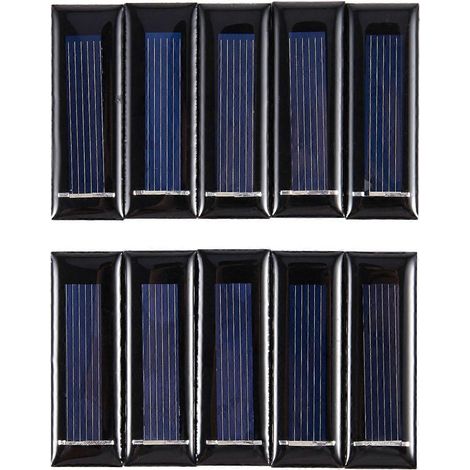 10 mini panneaux solaires photovoltaïques 0,5 V 100 mA (1/5)