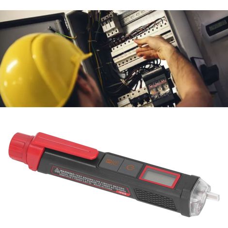 MAYILON HT103 Wasserdichter Spannungsprüfer – Berührungsloser, hochempfindlicher Spannungsprüfer mit Digitalanzeige, akustischem und optischem Alarm (1/5)
