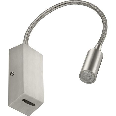 Wandleuchte Lesertilt Leiden Led Smd 3w 240lm Cri80 3000k 35º Satin-Nickel (1/5)