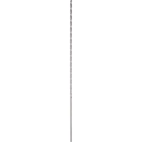 6542 Haute-vitesse Acier Foret Hélicoïdal Torsion Perceuse Mèche, 2.5mm Perceuse Mèche 200mm Longueur Étendu Droit Tige Noir Oxydé Rectifié pour Acier Aluminium Alliage (1/5)