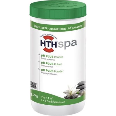 HTH Spa pH Plus Poudre 1,2kg - Lot de 2