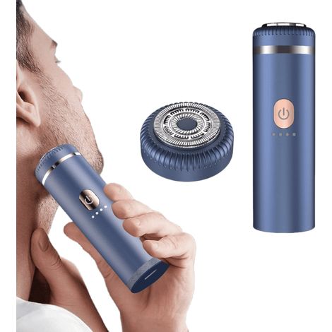 Afeitadora eléctrica con función de carga USB, resistente al agua y giratoria. (1/5)