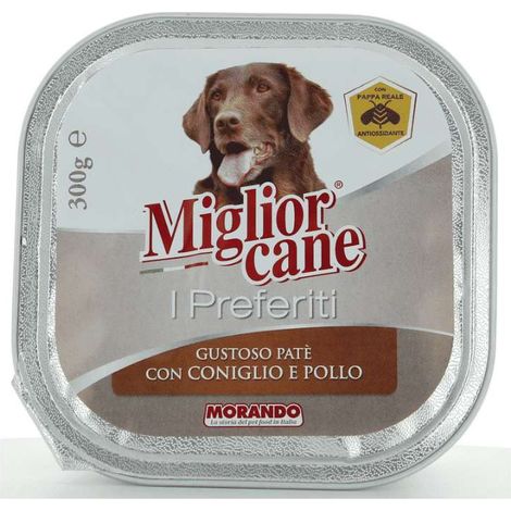 MIGLIOR CANE PREFERITI Patè Pollo 300g - Alimento umido per cani adulti