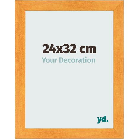 yd. - Cadre photo 24x32 - Orange - MDF - Pisa (1/5)