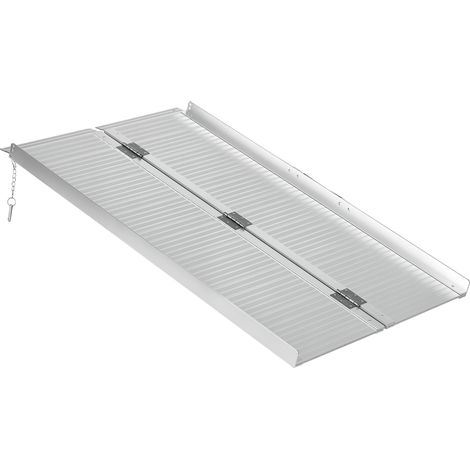 Rampe de chargement rampe d'accès pour fauteuil roulant pliable antidérapante capacité de chargement 270 kg