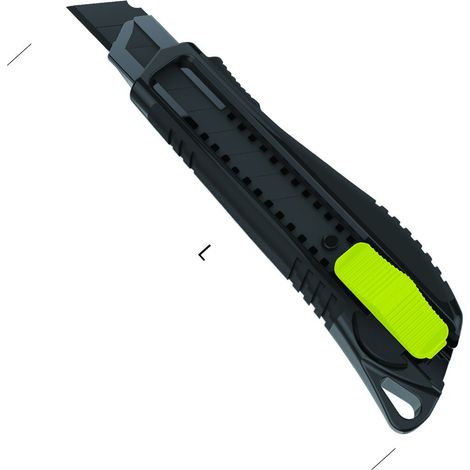 Cutter lame noire - 18 mm - METRICA - 09031 (1/4)