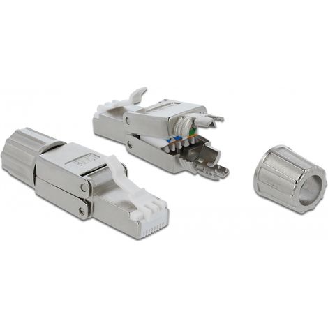 Delock RJ45 macho Cat.6 STP sin herramientas