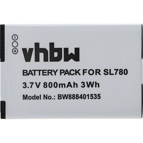 vhbw Akku Ersatz für Siemens S30852-D2152-X1, V30145-K1310K-X444, 4250366817255 für schnurlos Festnetz Telefon (800mAh, 3,7V, Li-Ion)