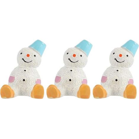Lot de 3 éléments de Noël, organisateur de câble d'alimentation sans trace, pendentif crochet, décoration de Noël bonhomme de neige (1/5)