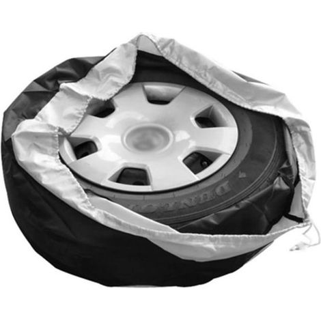 Práctica bolsa de almacenamiento para neumáticos de coche, tejido Oxford 210D ligero, fácil de transportar (S) (1/5)