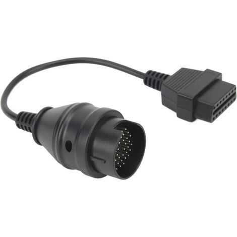 Cble adaptateur de Diagnostic 38 broches vers OBD2, ABS résistant à l'usure, 28cm de Long, remplacement pour Benz (1/5)