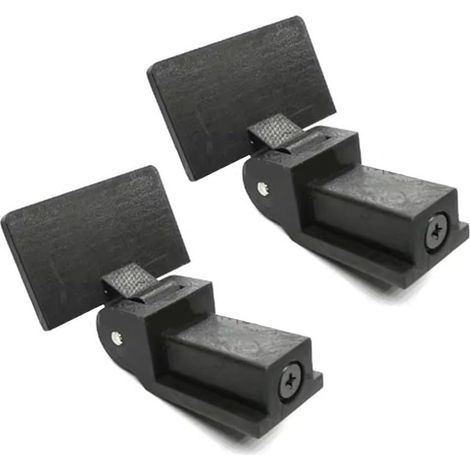 Set mit 2 staubdichten Kunststoffscharnieren für den Plattenspieler AT LP120 und die kompatiblen Plattenspieler LP60X, LP5, LP3, LP70X und LP140