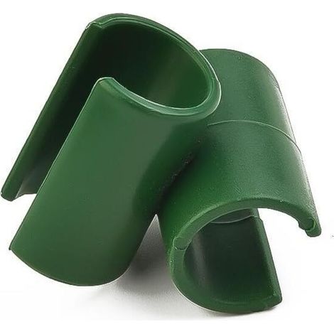 Packung mit 50 praktischen Verbindungsclips für Gartenrahmen, Gewächshäuser, geeignet für Obstgärten und Gärten (16 mm) (1/5)