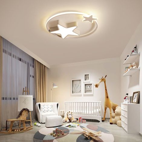 Plafonnier LED étoile Chambre d'enfant Plafonnier avec télécommande Variable (1/5)