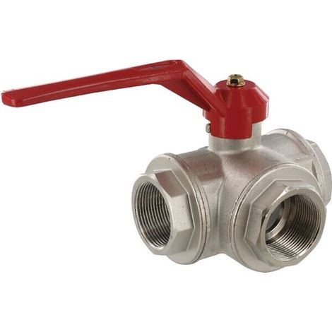 3-Wege-Kugelhahn T 11/2" IG/IG UNIVERSAL KS3112T