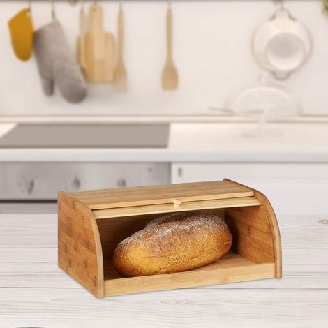 Ensemble de paniers à pain JeiibrZui - 35 x 25 x 7 cm - 3 pièces - Empilables - Rotin marron - Idéal pour le petit-déjeuner, les pique-niques et le rangement dans la cuisine (1/5)