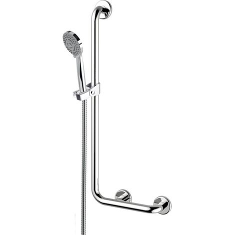 Ensemble de barres de douche coulissantes avec poignée, complet