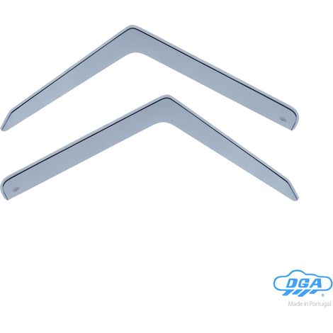 Set deflettori aria anteriori ad incastro, tipo lungo - compatibile per Land Rover Defender 3p (01/9007/10) - Land Rover Defender 5p (01/9007/10) (1/5)