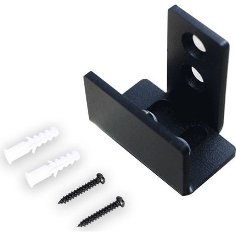 Guide de sol pour porte de grange, guide de porte coulissante en bas, guide de porte coulissante de grange, guide de sol robuste pour porte coulissante, rails de porte de placard coulissants (1/5)