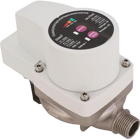 Pompe de Surpression D'eau 3 Vitesses 100W 150W 200W avec Moteur sans Balais à Aimant Permanent pour Robinet de Douche, Toilettes, Cuisine, Irrigation (Prise UE) (1/5)